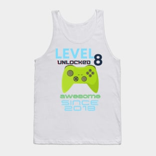 Level 8 Unlocked Awesome 2013 Video Gamer Tank Top